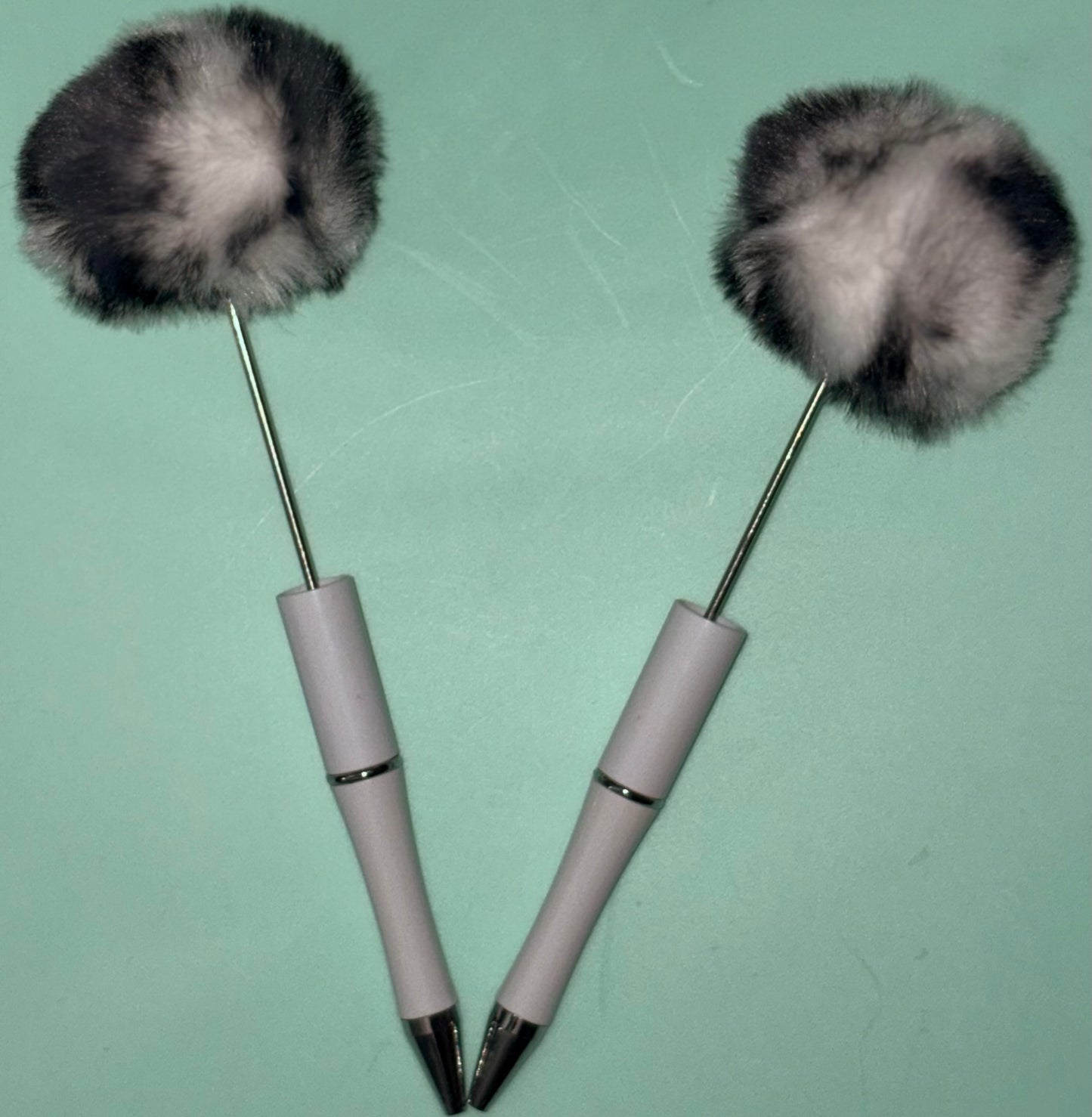 Beadable Pom Pom Pens