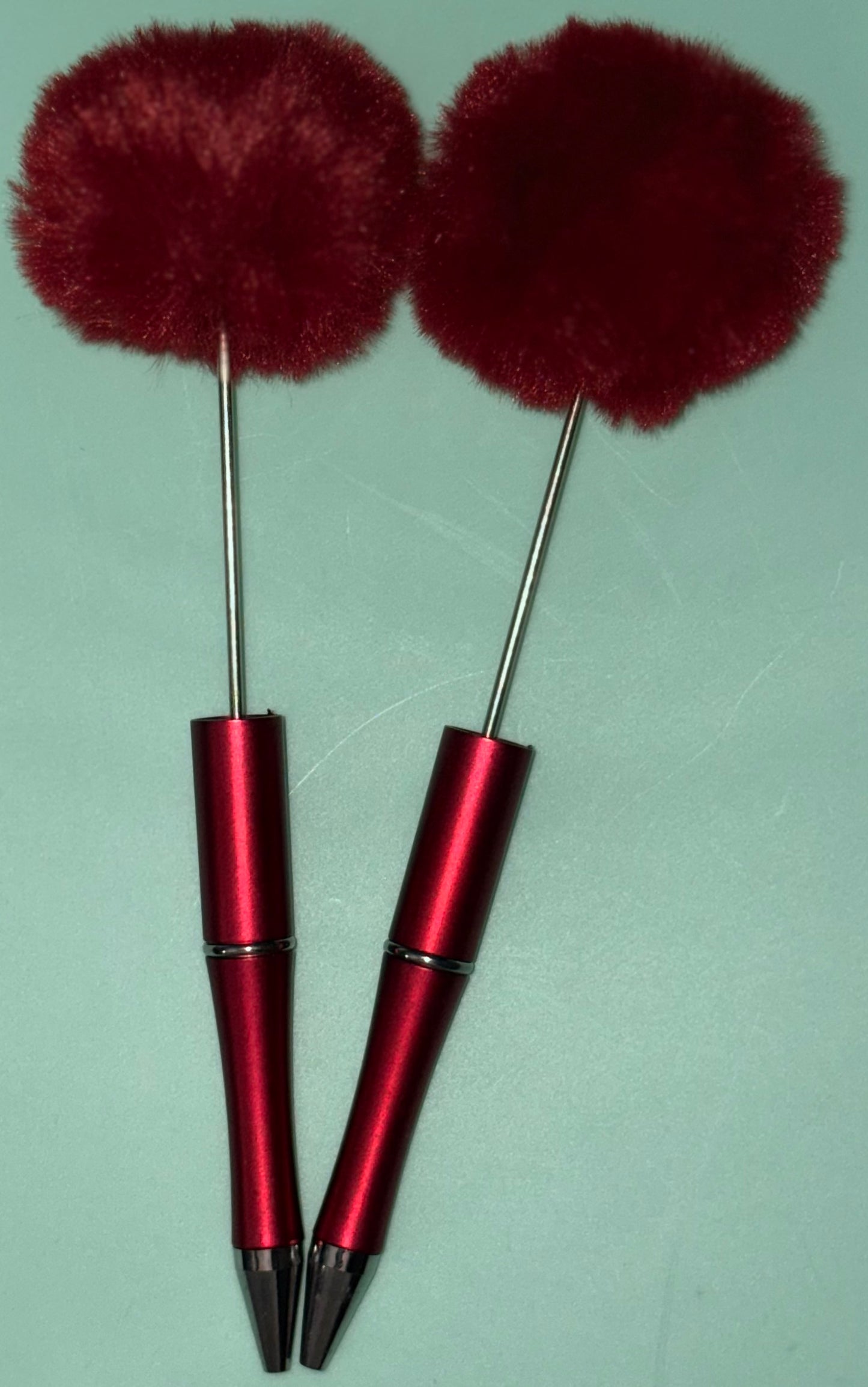 Beadable Pom Pom Pens