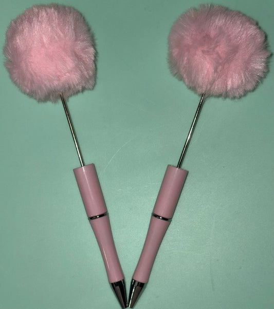 Beadable Pom Pom Pens
