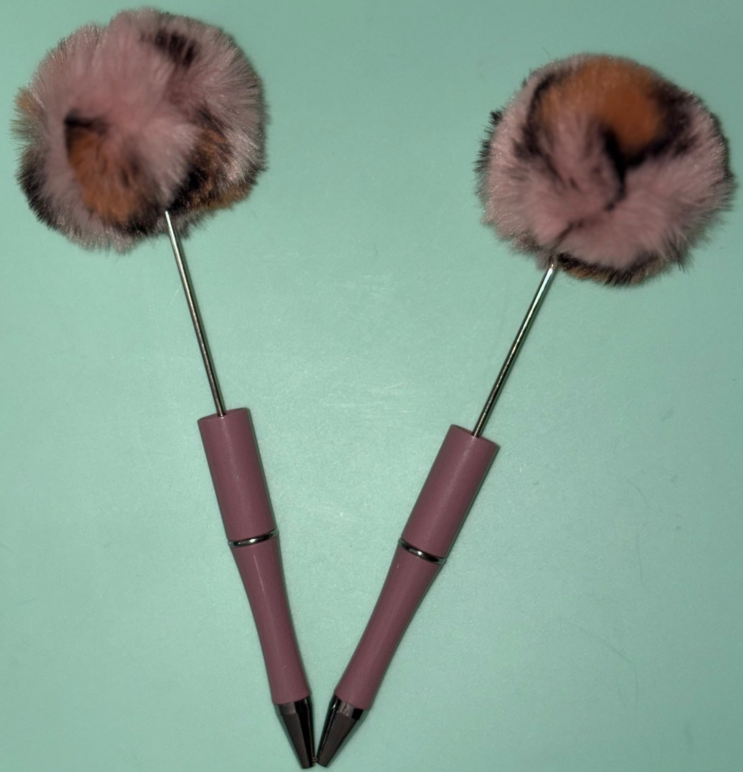 Beadable Pom Pom Pens