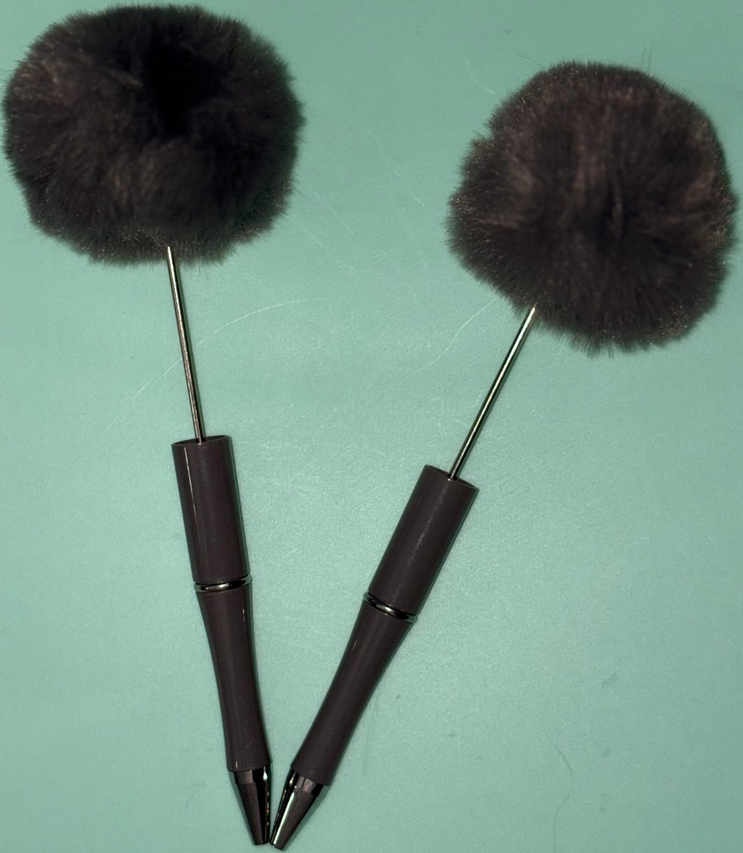 Beadable Pom Pom Pens