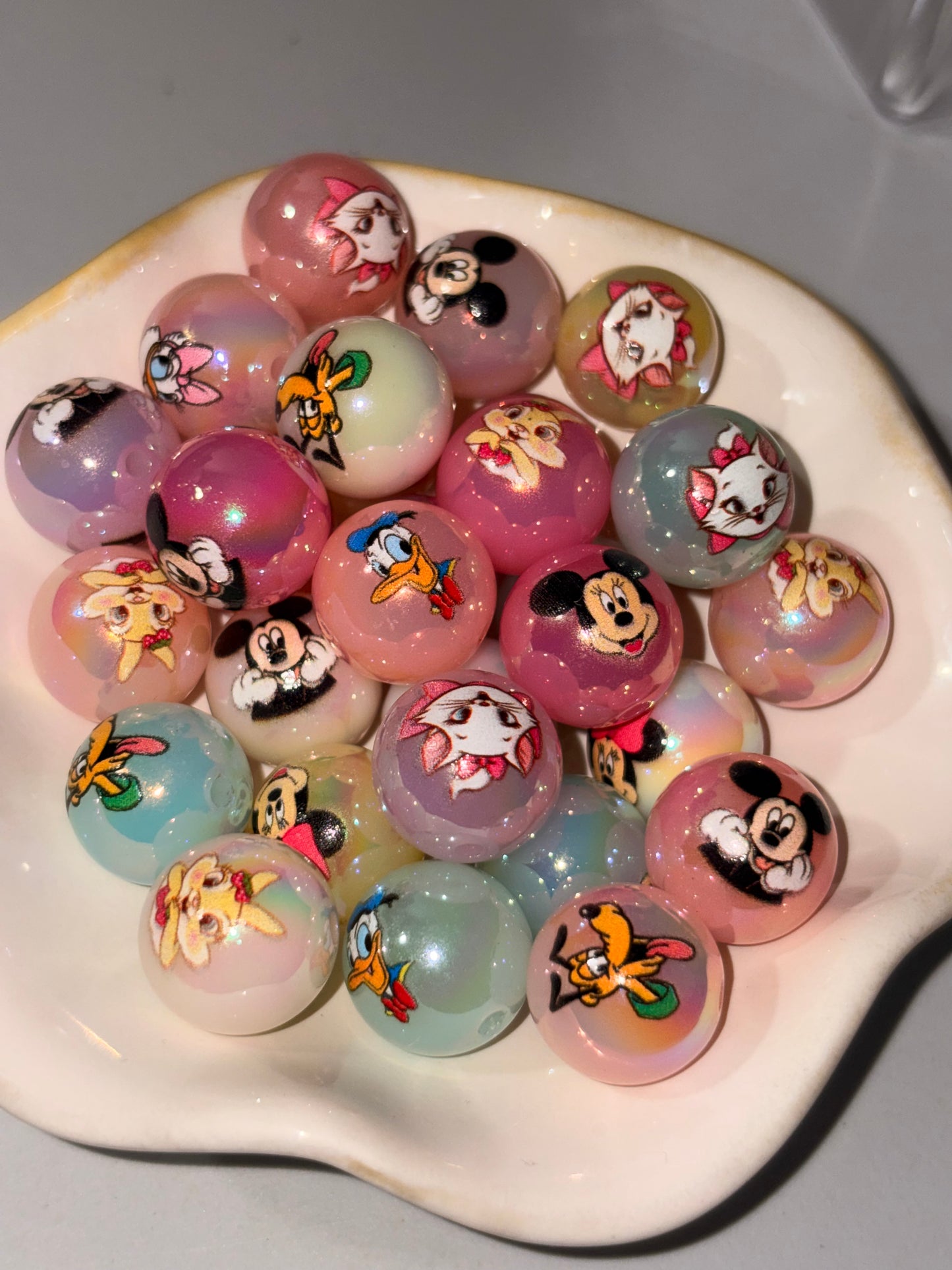 Mickey Mouse Character Beads