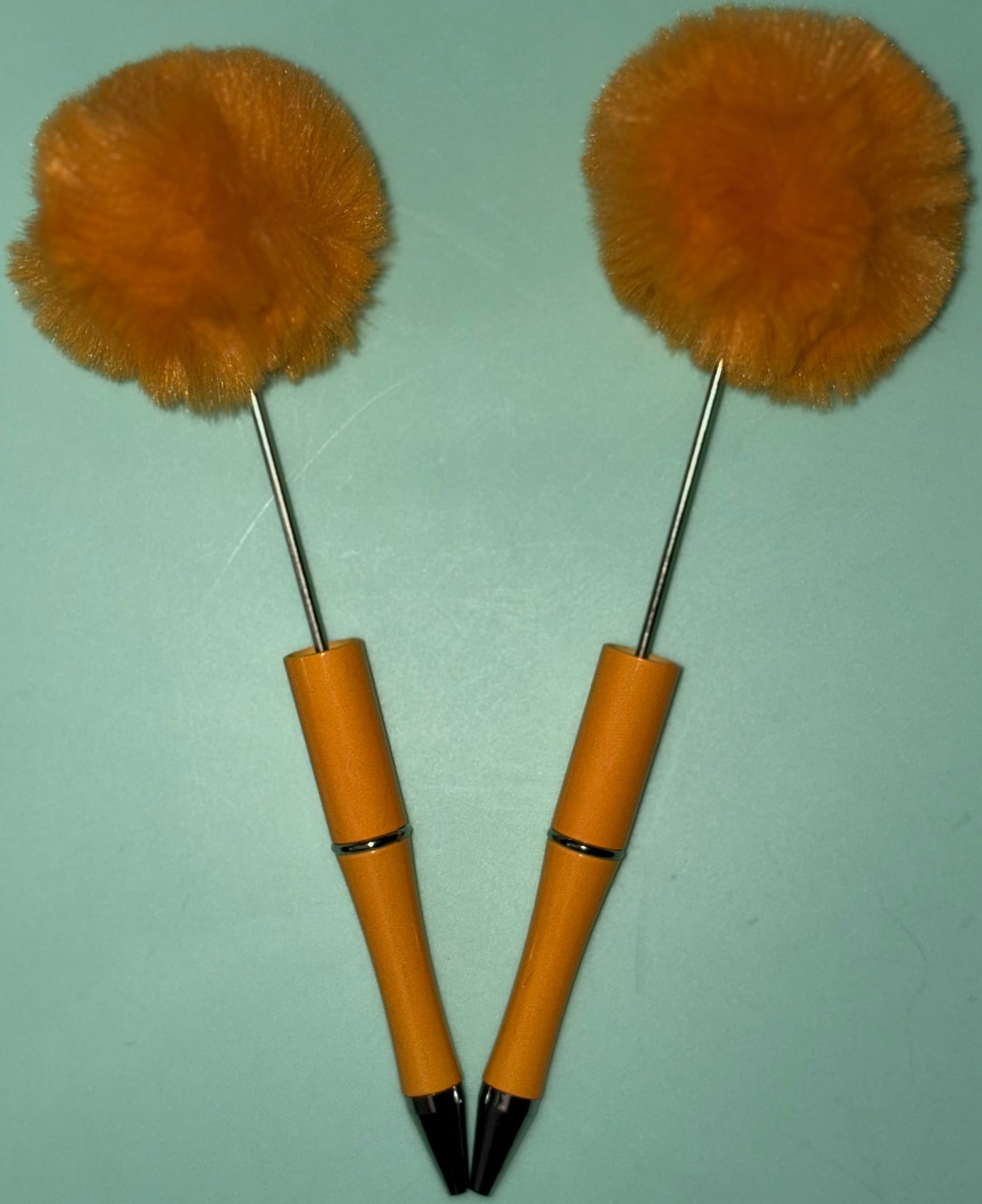 Beadable Pom Pom Pens