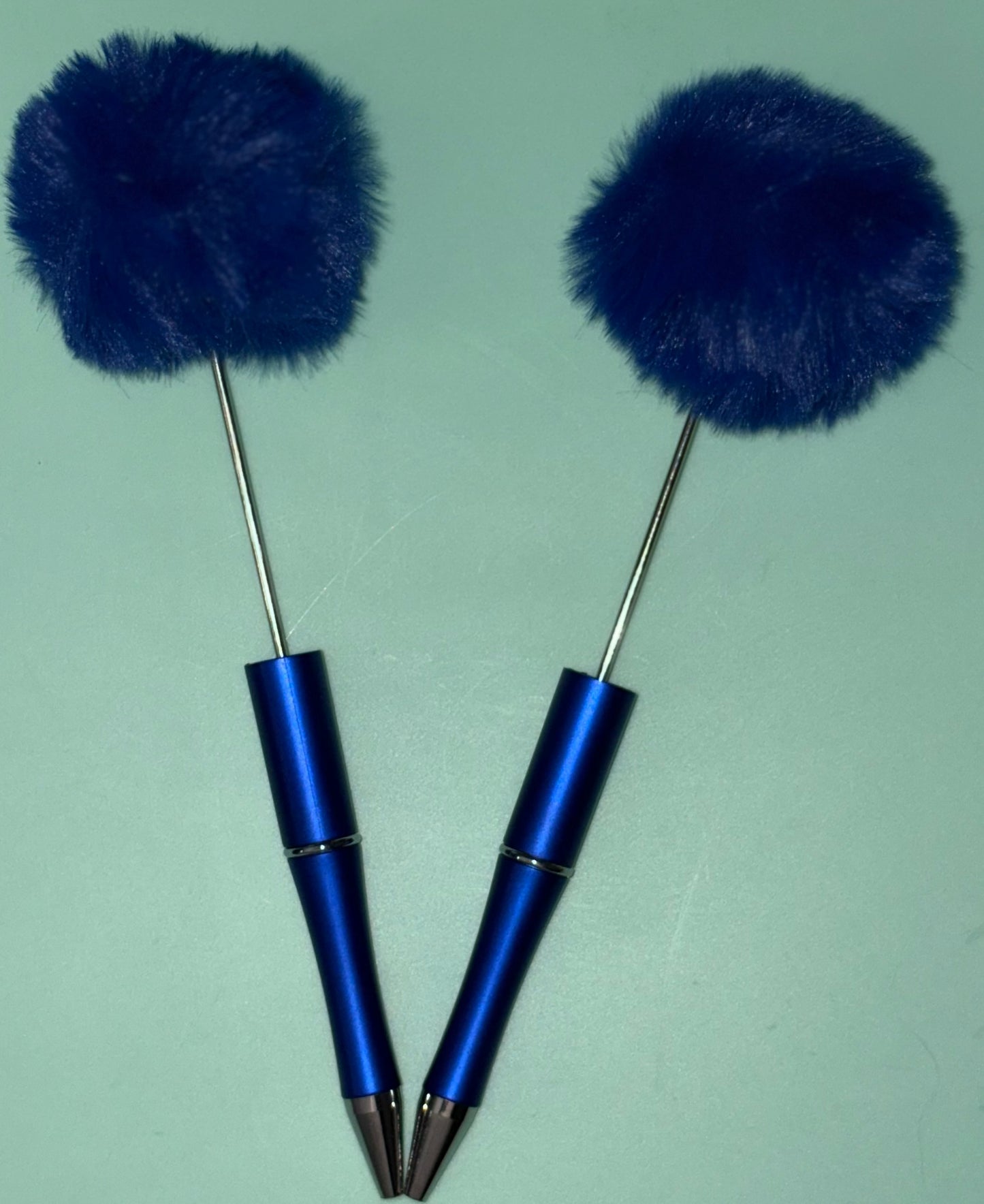 Beadable Pom Pom Pens