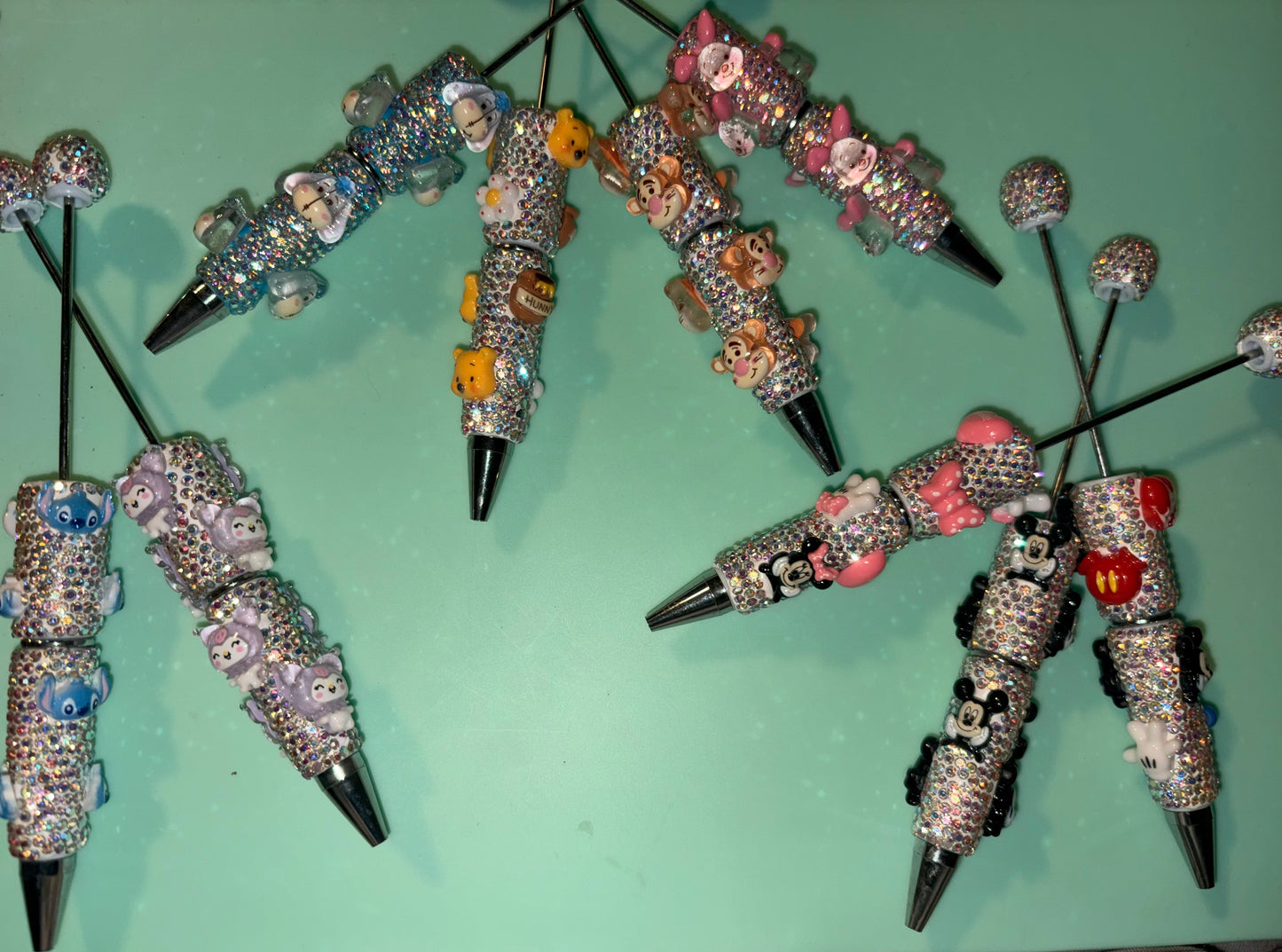 Character Rhinestone Beadable Pens