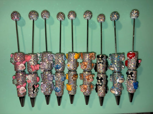 Character Rhinestone Beadable Pens