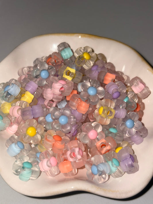 12mm Flower Beads