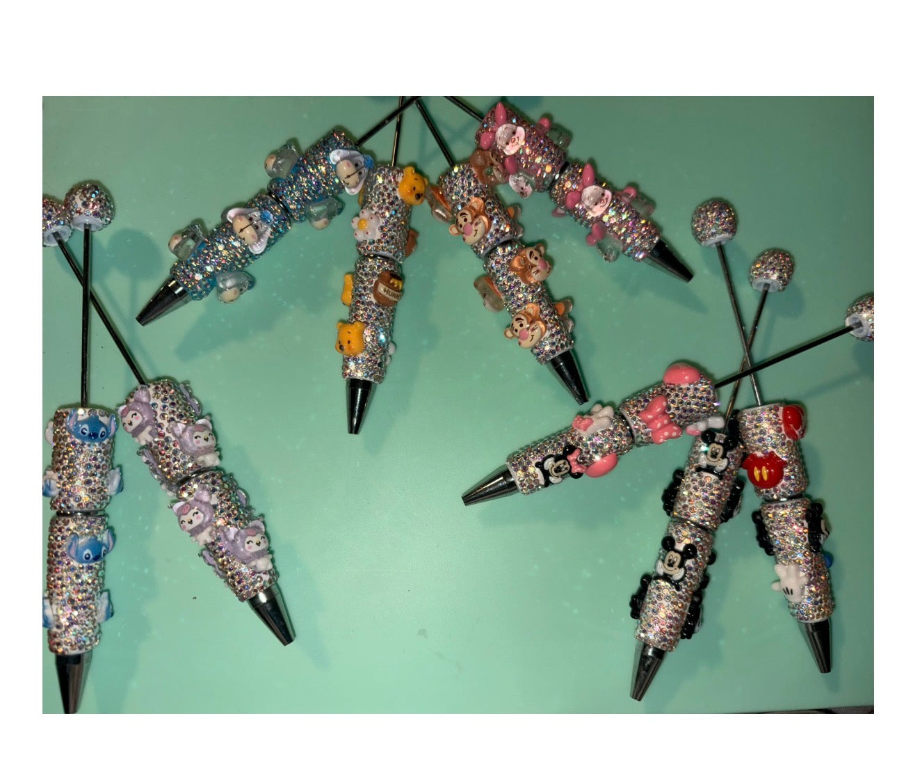 Character Rhinestone Beadable Pens